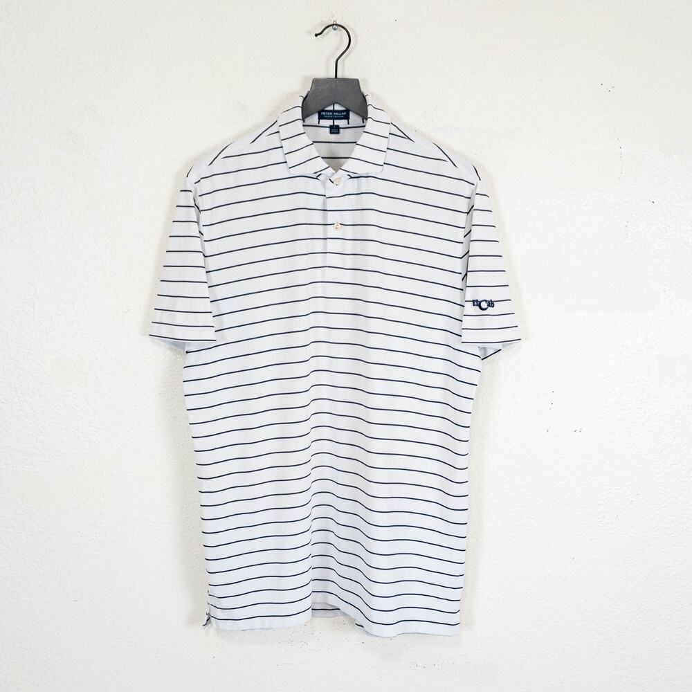 Peter Millar Crown Crafted Golf Polo El Caballero Country club logo sz Large